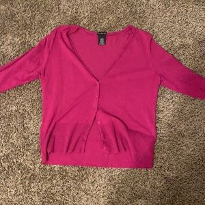 Orchid Petal George cardigan